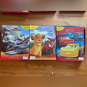 Disney Busy Book Figurine Playsets: Cars, Lion King, Planes Fire & Rescue
